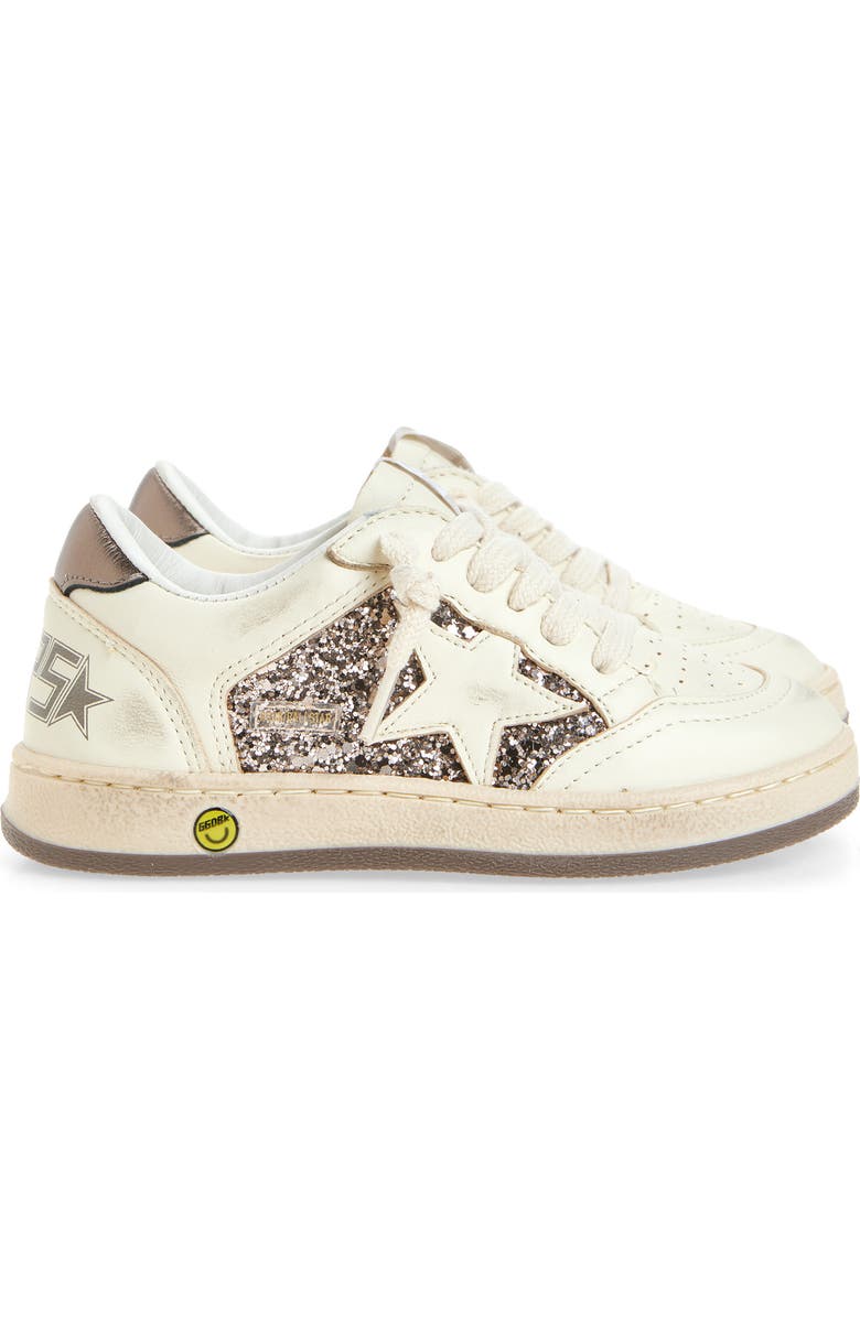 Golden Goose Kids' Ball Star Sneaker, Alternate, color, Taupe/ White