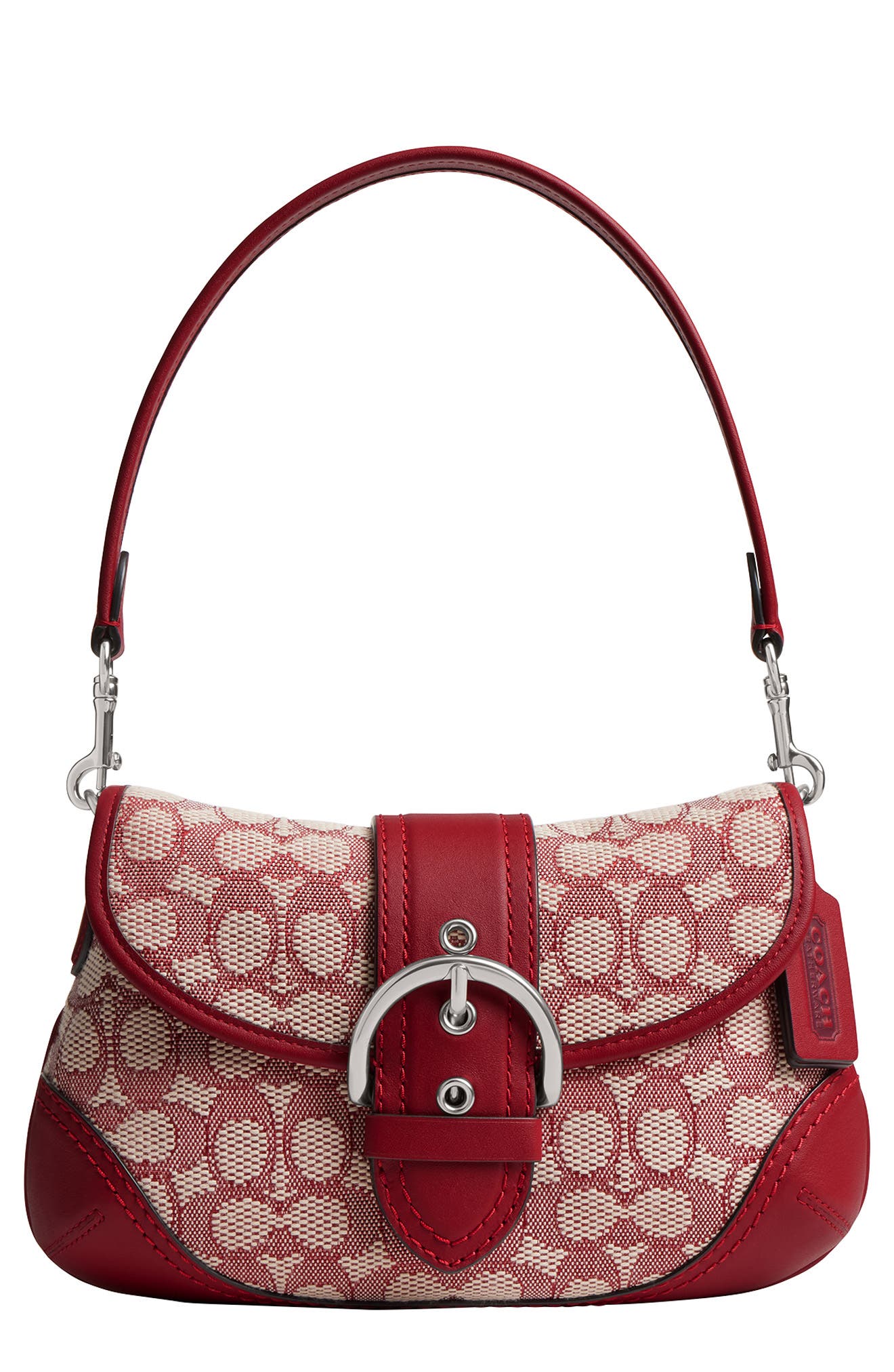 COACH Soho Flap Bag In Signature Textile Jacquard, Main, color, 