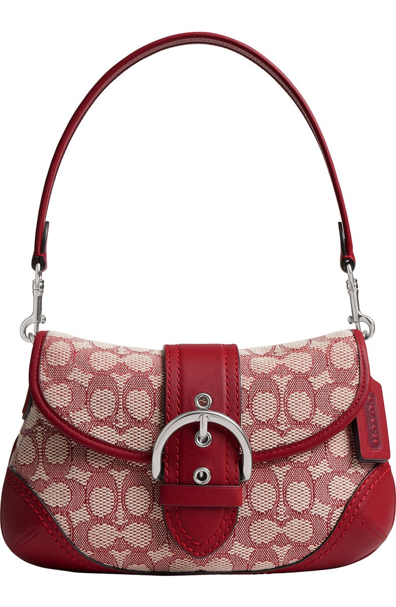 COACH Soho Flap Bag In Signature Textile Jacquard, Main, color,