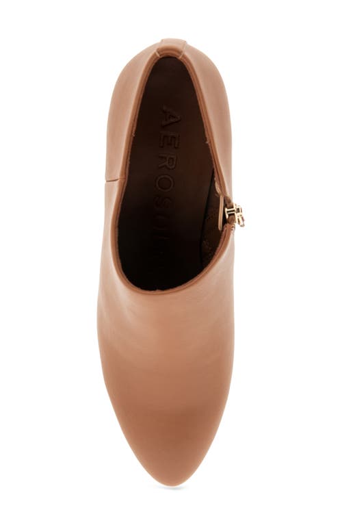 Aerosoles Bree Block Heel Bootie In Brown
