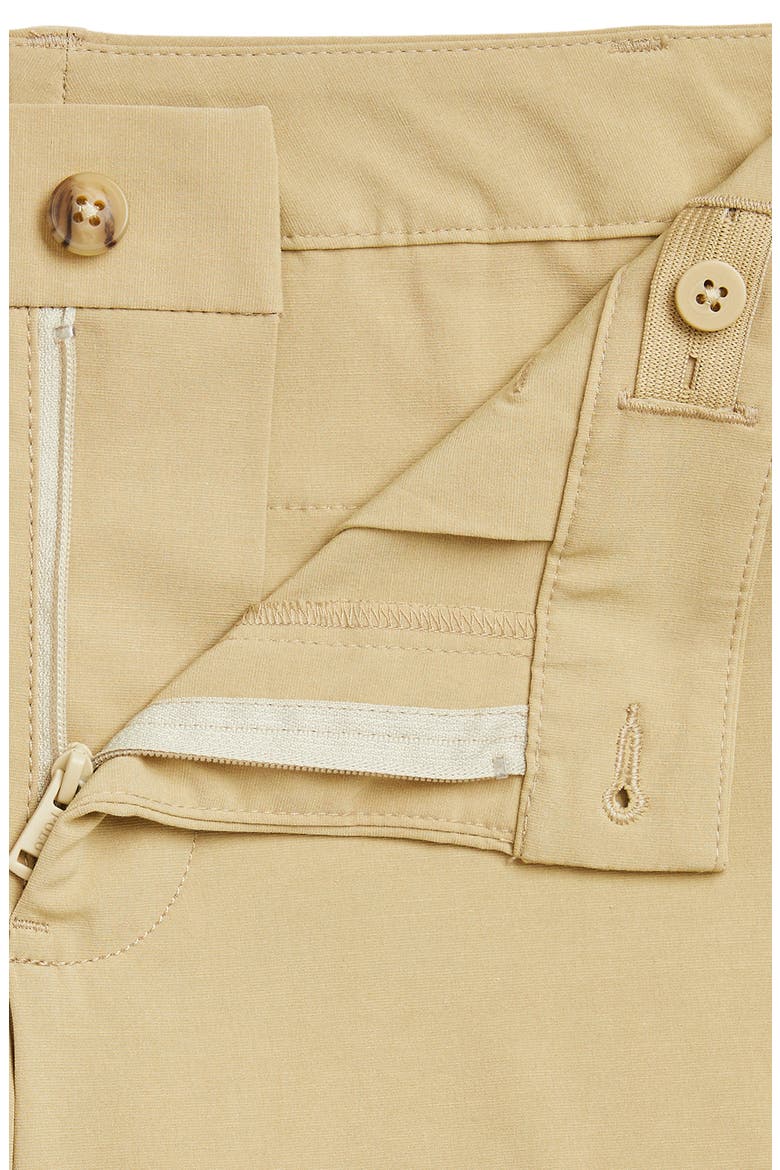 Kids' Weekend Flat Front Stretch Chino Shorts, Alternate, color, BEIGE