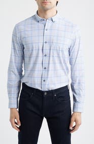 Johnston & Murphy XC Motion Performance Knit Button-Up Shirt