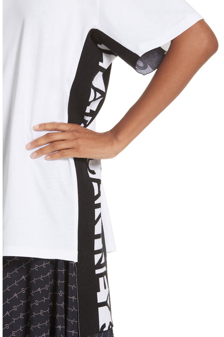 Logo Cutaway Sweater, Alternate, color, PURE WHITE