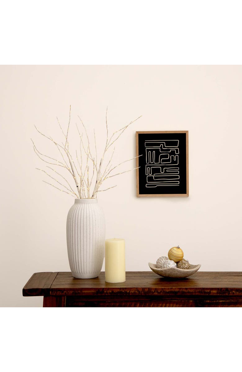 NEARLY NATURAL 36-in Pre-Lit Artificial White Birch Branches with 150 Warm White LED Lights - Set of 2, Alternate, color, White