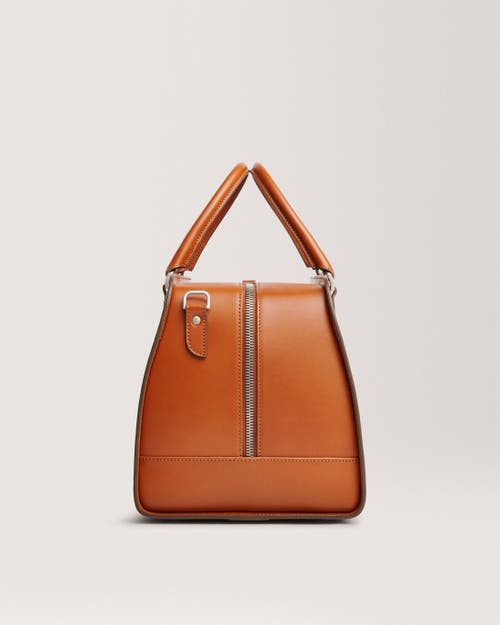 Carl Friedrik Cognac Palissy Leather Duffle Bag In Cognac