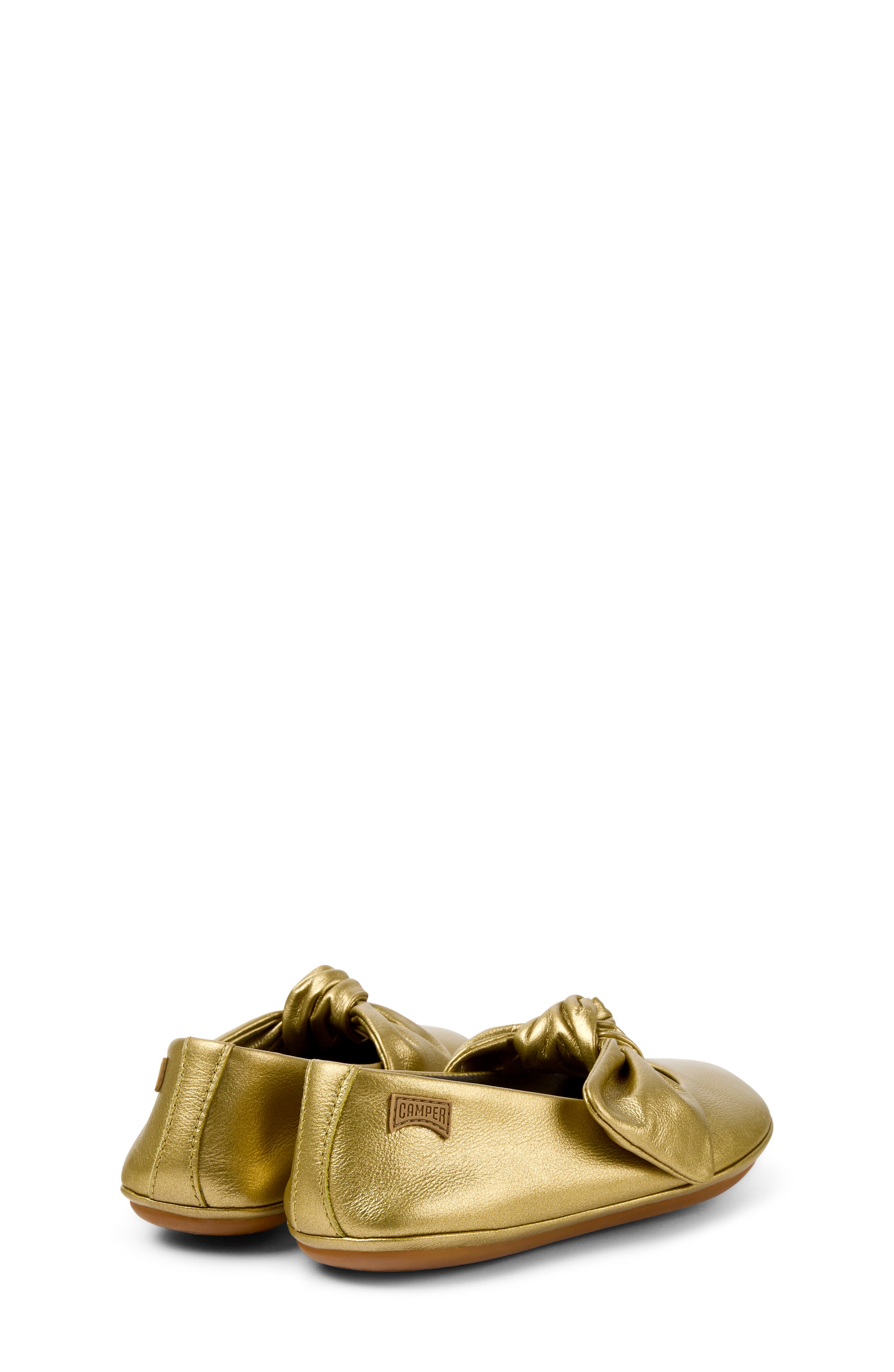 Kids' Right Ballerina Flat, Alternate, color, GOLD