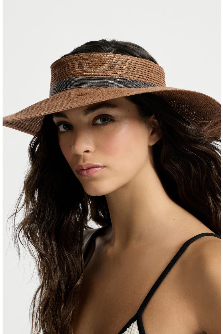 Hemp visor, Alternate, color, Light Brown