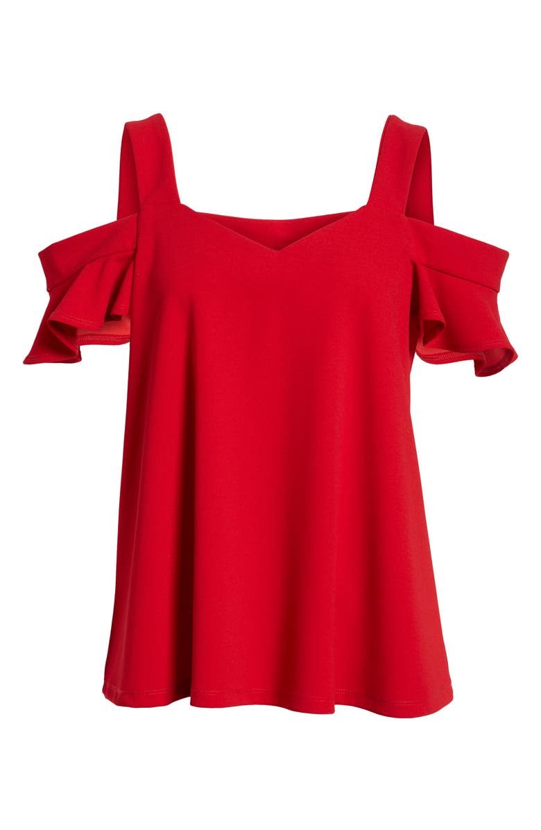KUT from the Kloth Erika Cold Shoulder Top, Alternate, color, 