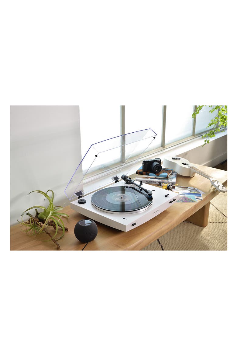 AT-LP3xBT Fully Automatic Wireless Belt-Drive Turntable with Bluetooth, Alternate, color, White