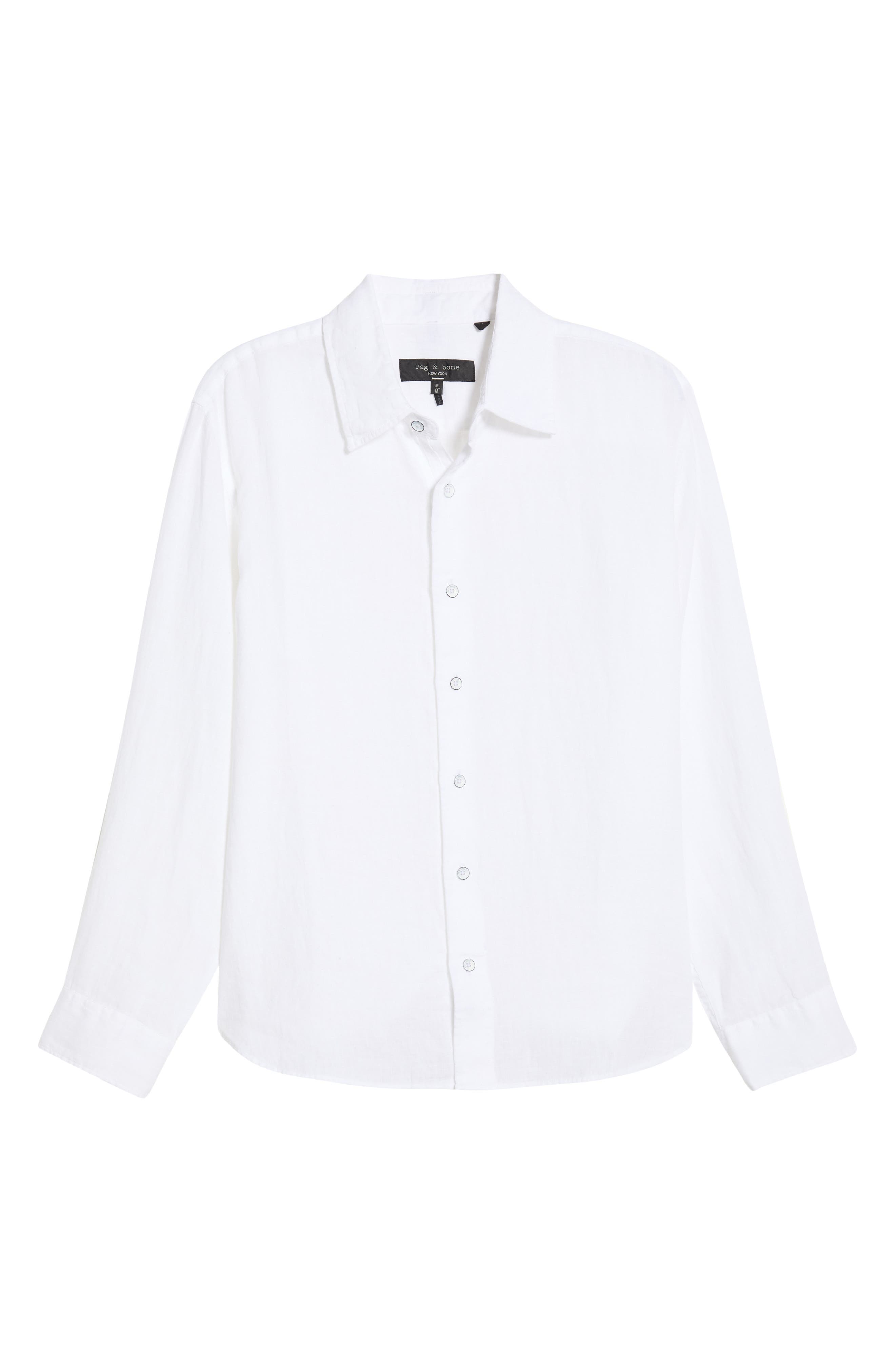 Finch Linen Button-Up Shirt - image 3