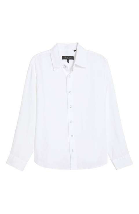 Finch Linen Button-Up Shirt