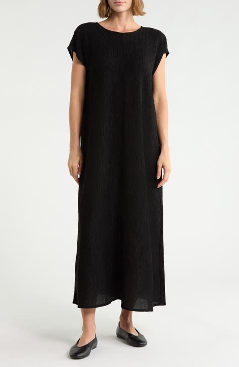 Round Neck Shift Dress