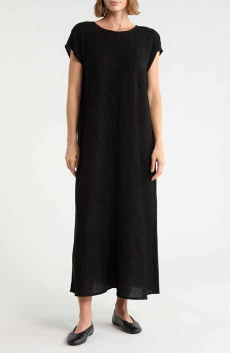 Round Neck Shift Dress
