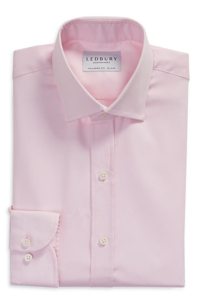 Ledbury Tailored Fit Solid Dress Shirt, Alternate, color, 
