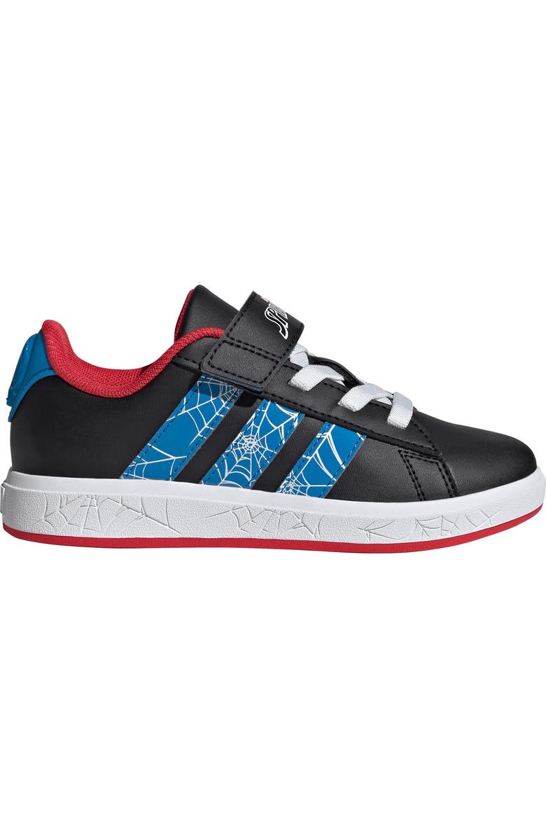 adidas x Marvel<sup>®</sup> Kids' Spider-Man Grand Court Sneaker, Alternate, color,