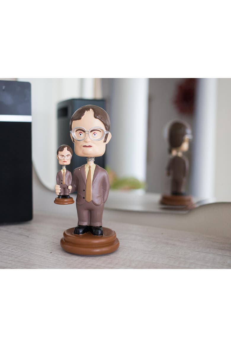 The Office Double Dwight Bobblehead Collectible Figure | 5 Inches Tall, Alternate, color, Brown