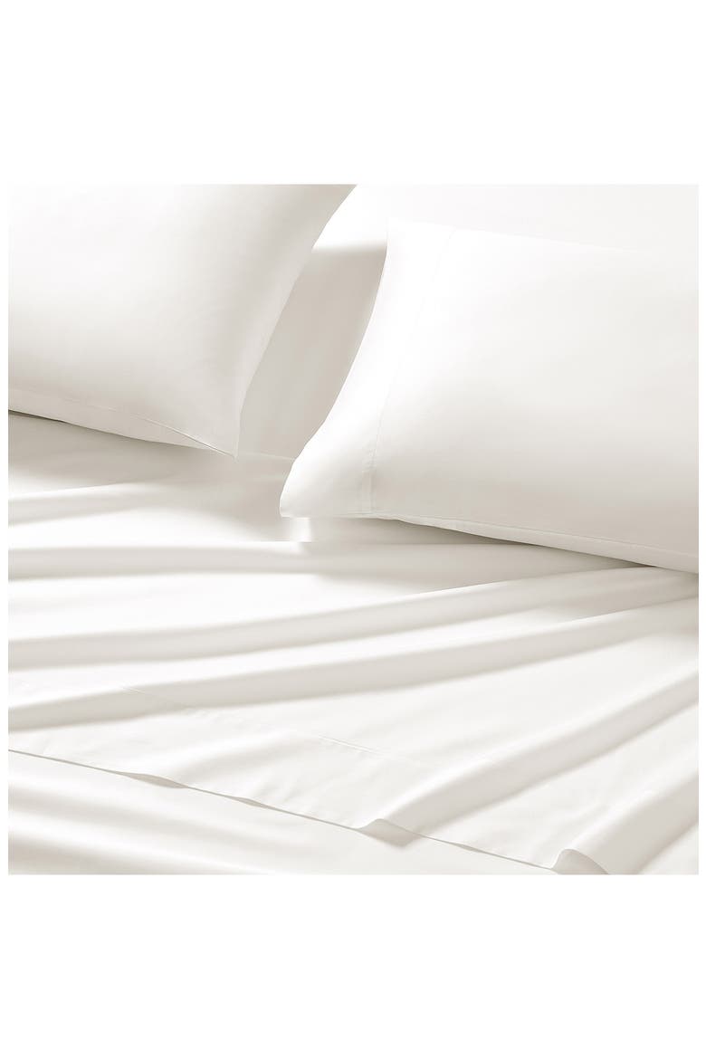 300 Thread Count Sateen Sheet Set, Alternate, color, BRIGHT WHITE
