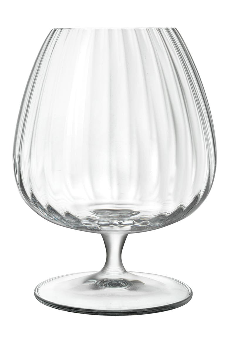 Optica 10.2 oz. Cognac/Brandy Snifter Glasses, Set of 4, Main, color, CLEAR