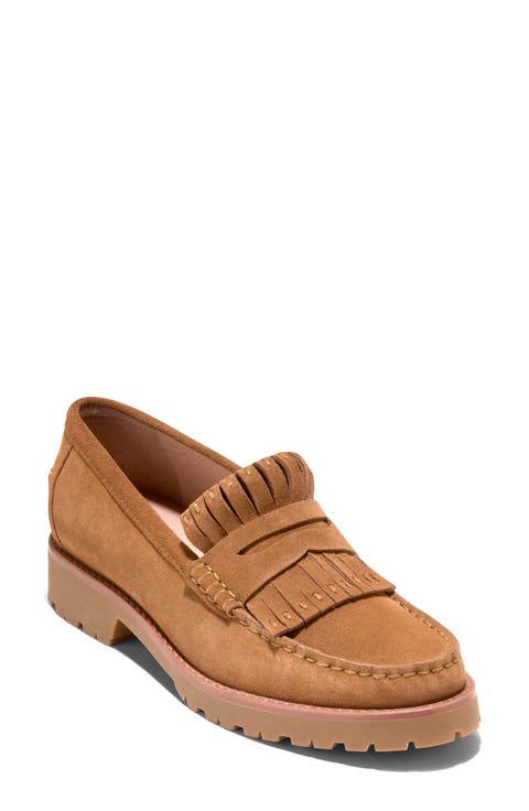 Treena Lug Sole Kiltie Loafer (Women)