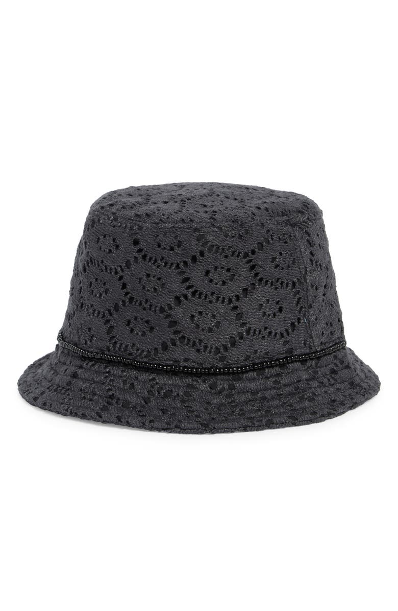 HONOR THE GIFT Friendship Crochet Cotton Bucket Hat, Alternate, color, 