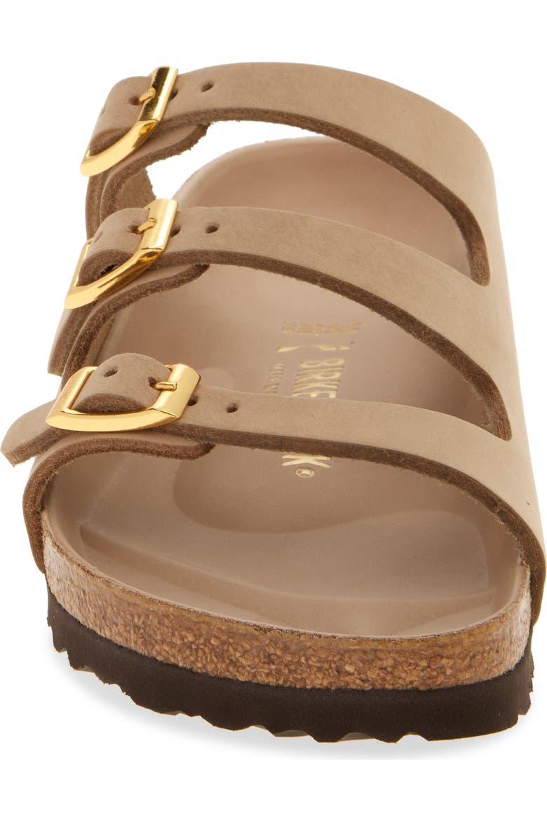 birkenstock florida tobacco brown Women's Soft Footbed Leather Sandal in Habana Brow V&A Bootery INC Avoid extreme heat. Florida Platform Vegan in Mocha