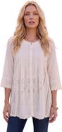 Roaman's Eyelet Big Shirt