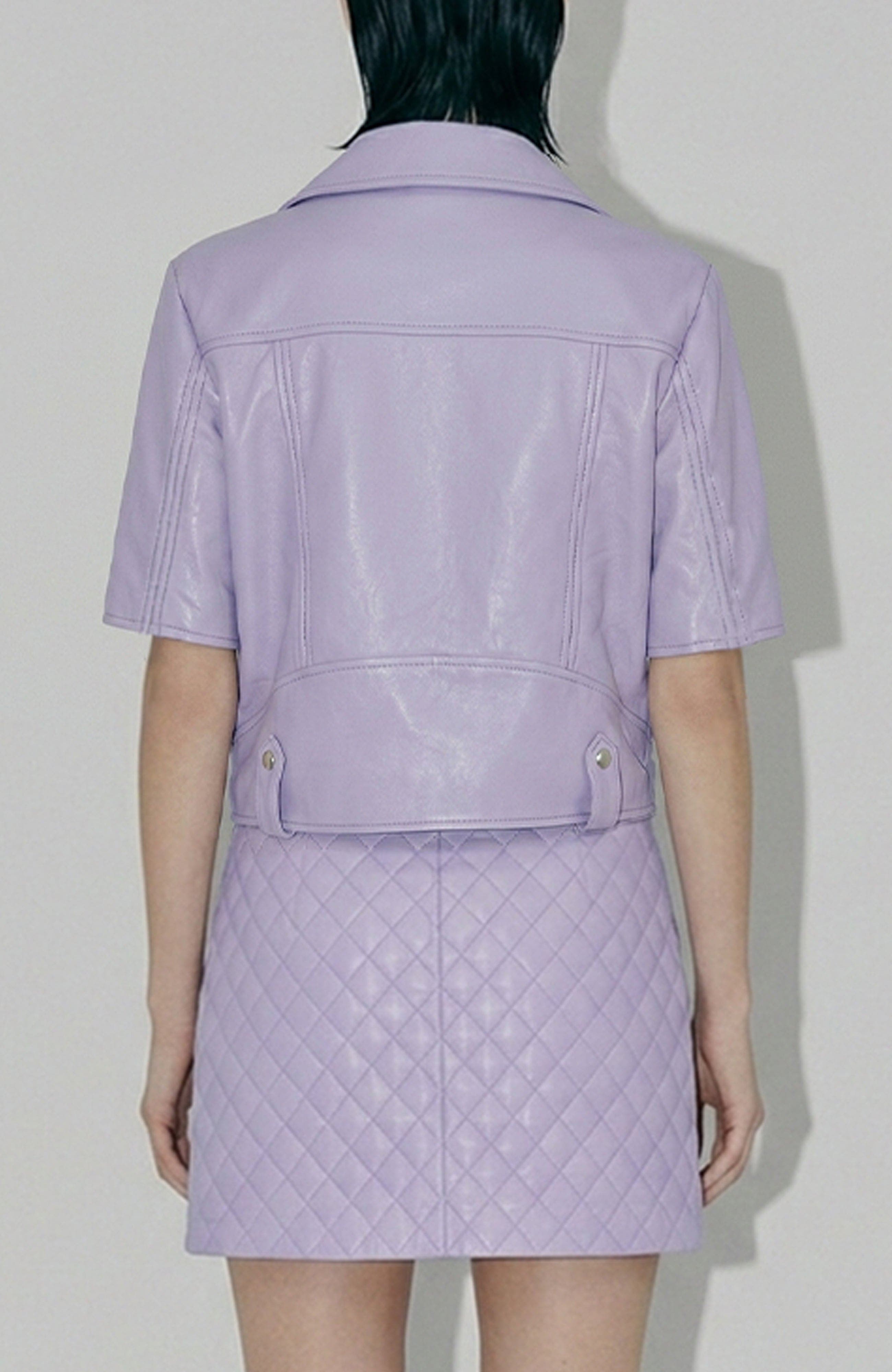 Nico Recycled Leather Skirt - image 2
