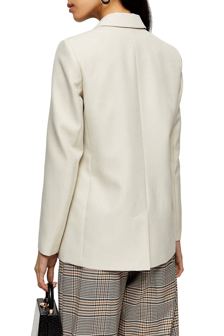 Double Breasted Blazer, Alternate, color, BEIGE