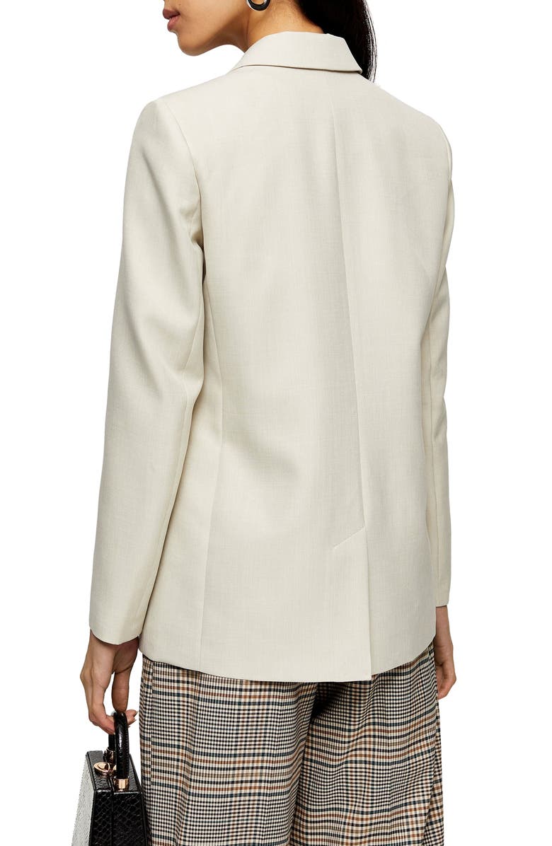 Topshop Double Breasted Blazer, Alternate, color, 