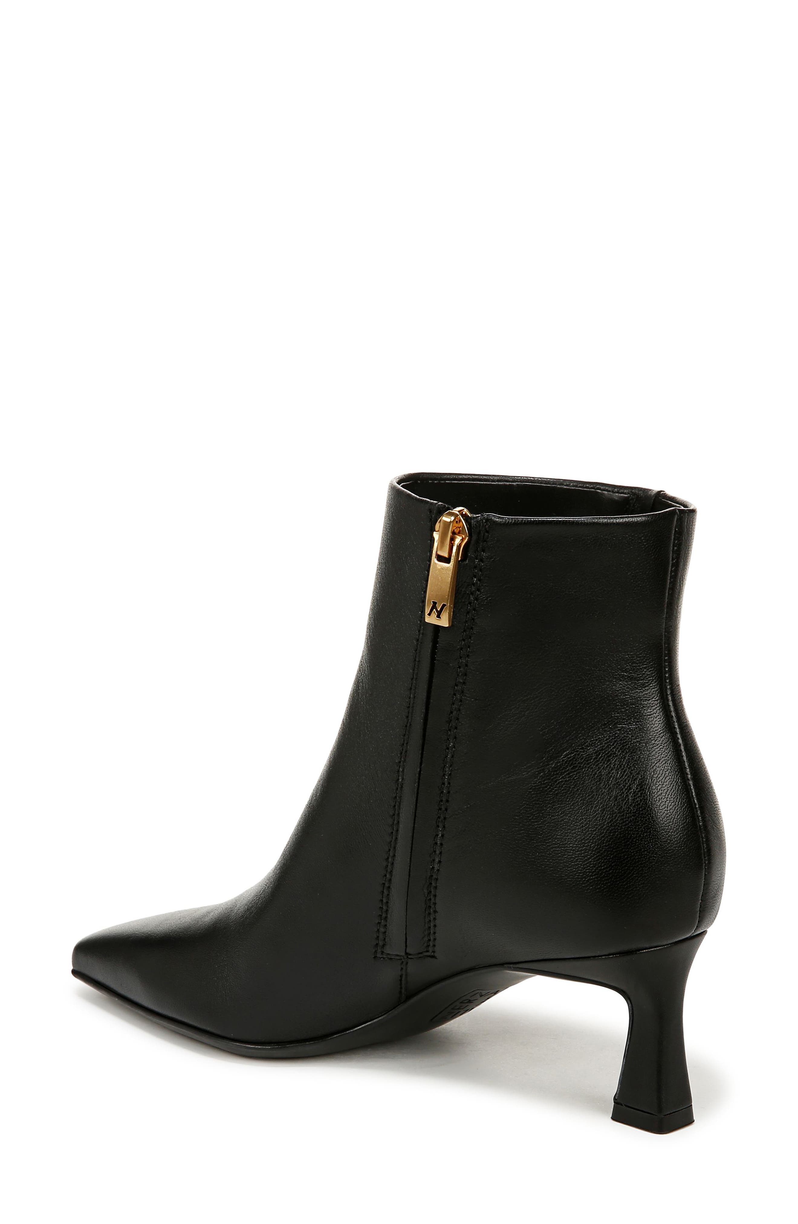 Deesha Pointed Toe Bootie, Alternate, color, BLACK