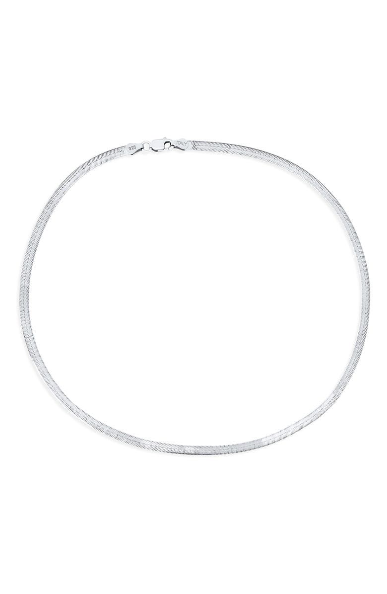 BLING JEWELRY Herringbone Chain Necklace, Main, color,