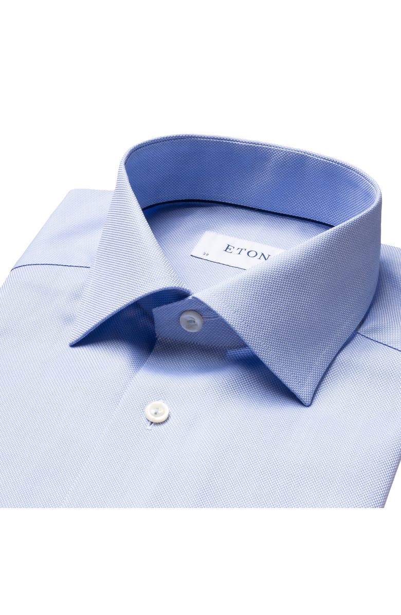 Eton Contemporary Fit Solid Dress Shirt, Alternate, color, 