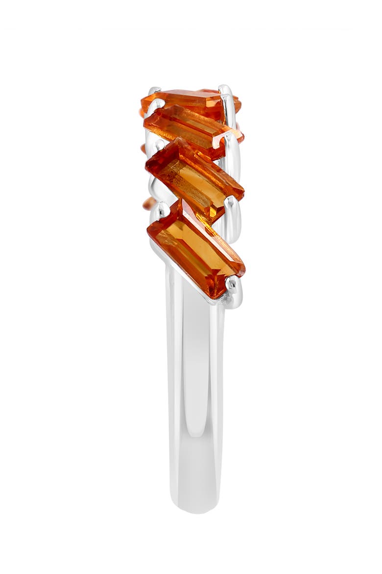 Citrine Baguette Stacking Ring, Alternate, color, YELLOW