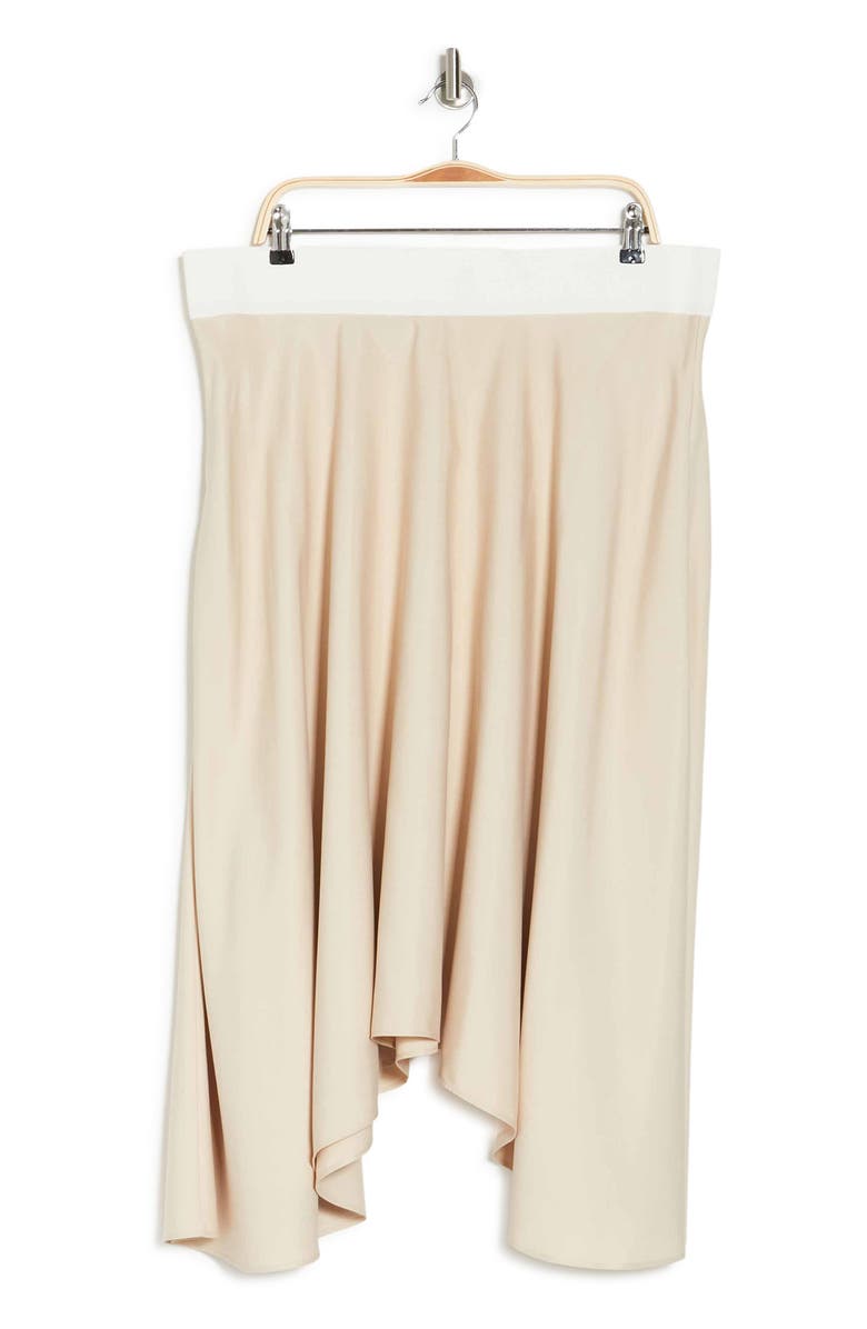 Akris Handkerchief Hem Silk Skirt, Alternate, color, 