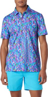 Bugatchi Victor OoohCotton® Pineapple Print Polo