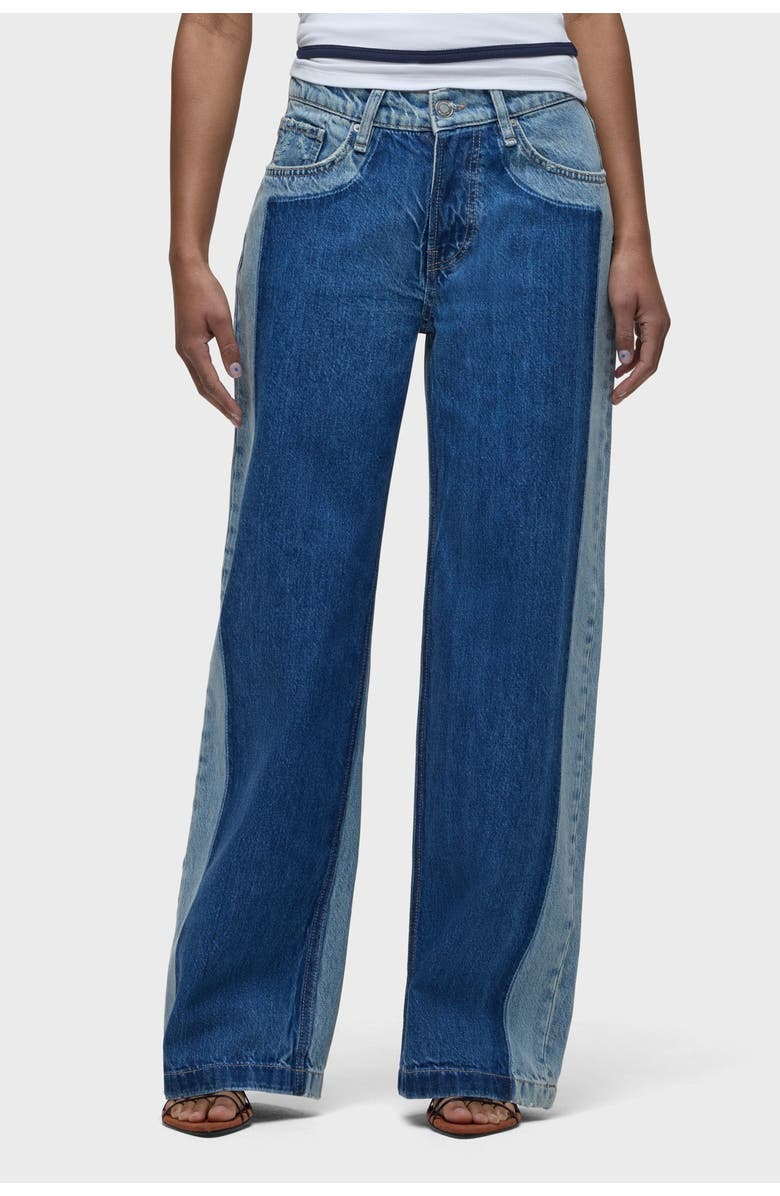 Hudson Jeans Rylee Patch Loose Pant, Main, color, Double Take