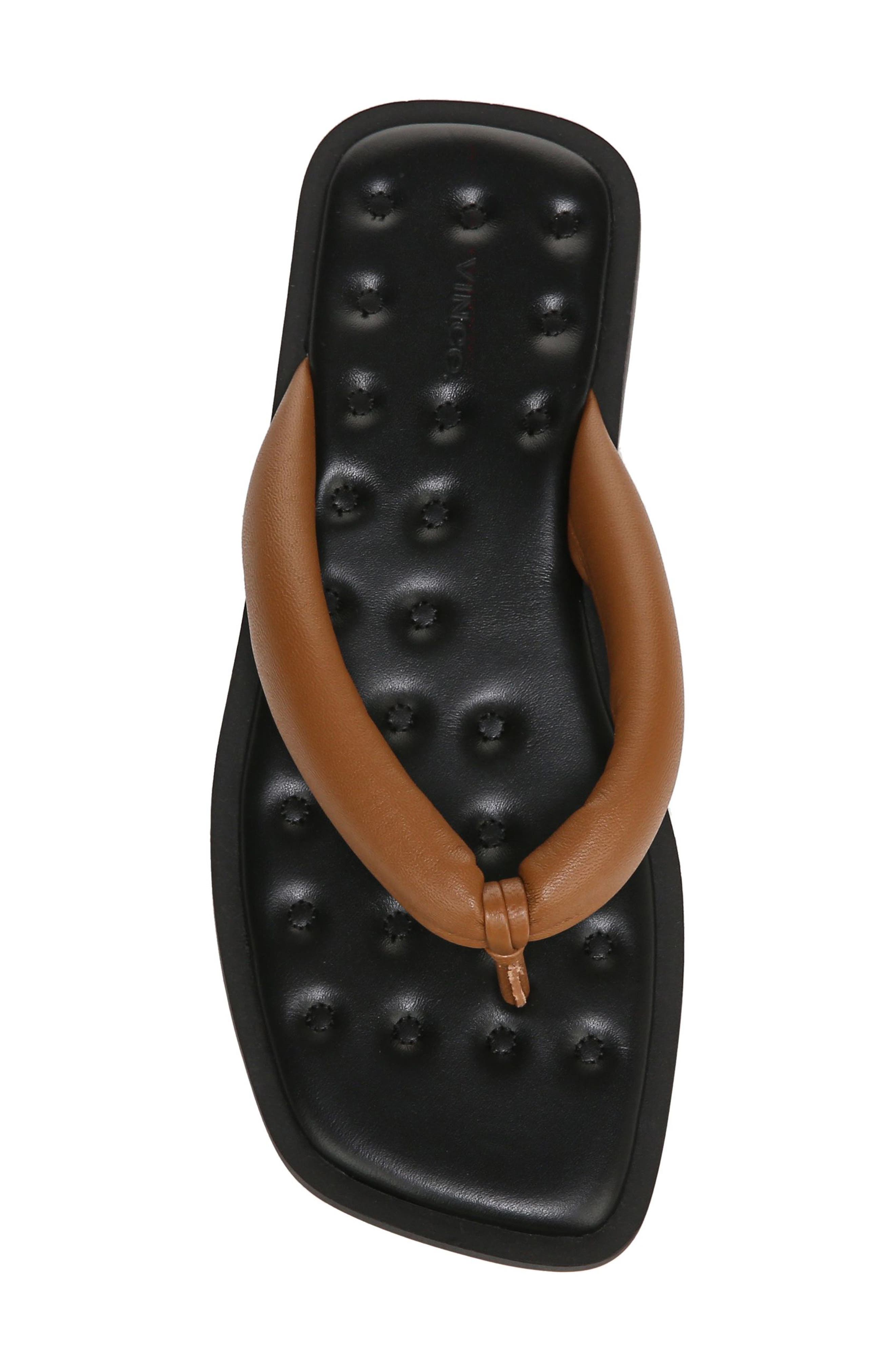 Vince Serene Leather Flip Flop, Alternate, color, 