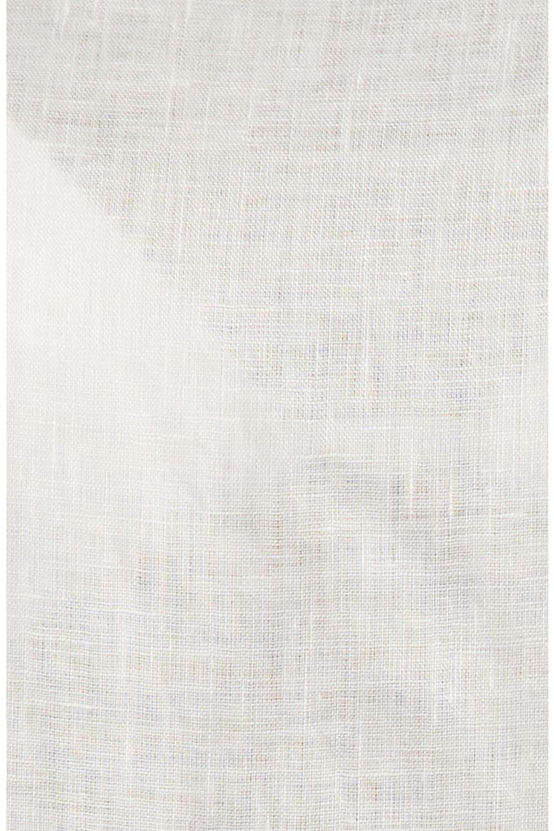 Cropped Linen Cover-Up Top, Alternate, color, WHITE