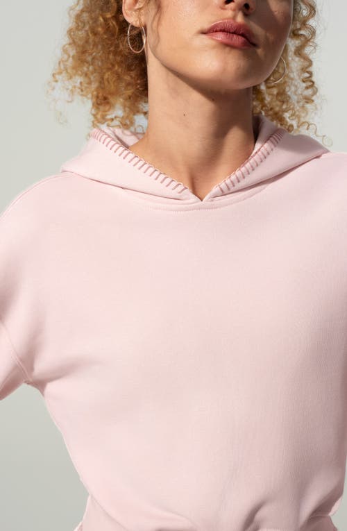 Lilysilk Seamflow Poise Pullover In Pink