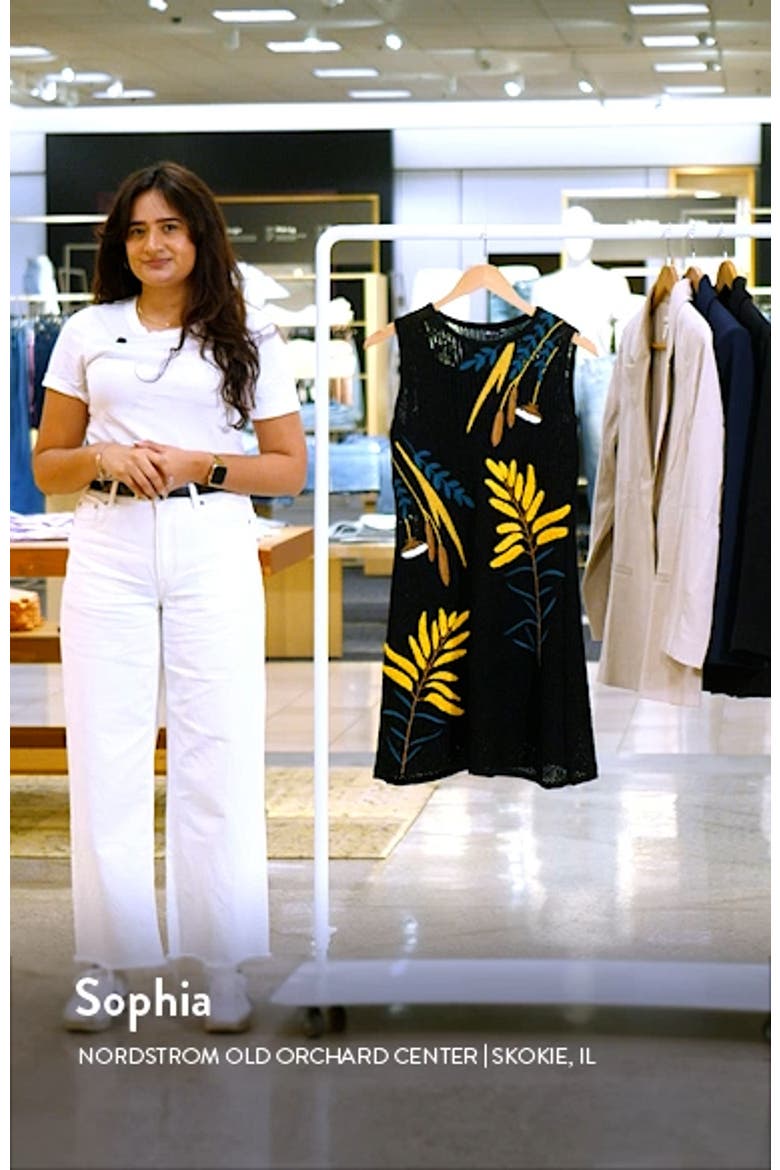 Embroidered Sleeveless Minidress video