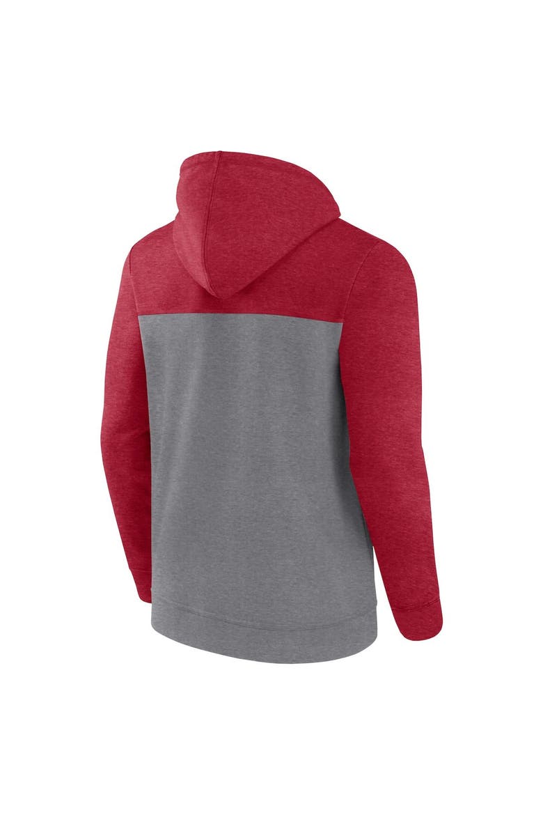 Men's Fanatics Branded Heather Gray Tampa Bay Buccaneers Down and Distance Full-Zip Hoodie, Alternate, color, Heather Gray