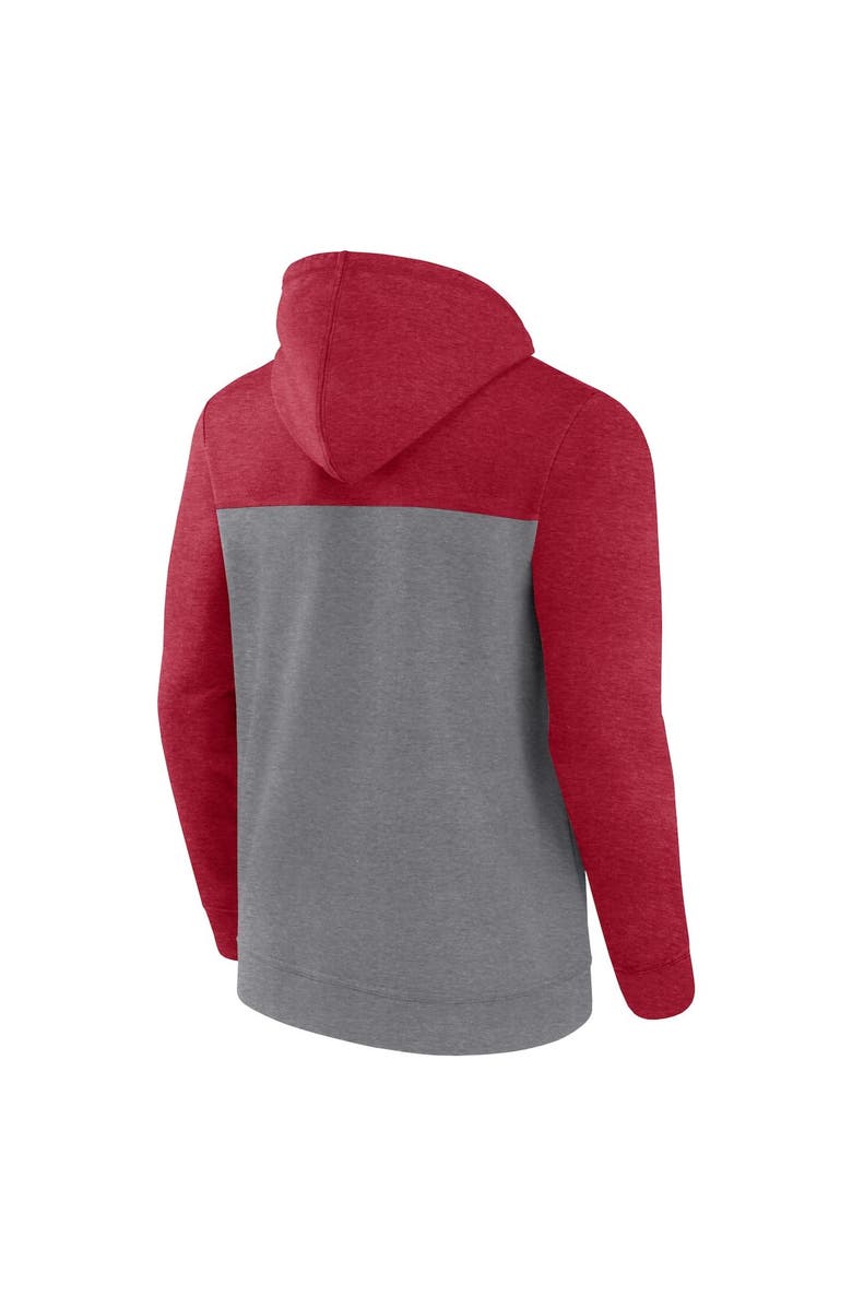 FANATICS Men's Fanatics Branded Heather Gray Tampa Bay Buccaneers Down and Distance Full-Zip Hoodie, Alternate, color, 