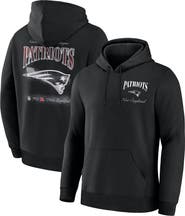 FANATICS Men's Fanatics Black New England Patriots Nightfall Long Sleeve Fleece Hoodie