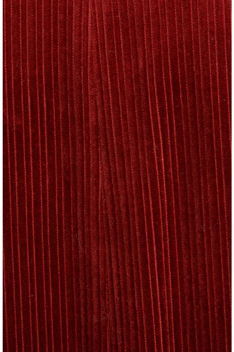 Corduroy Reefer Coat, Alternate, color, RUST