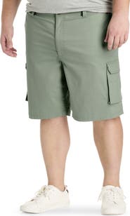 True Nation by DXL Big & Tall Stretch Ripstop Cargo Shorts