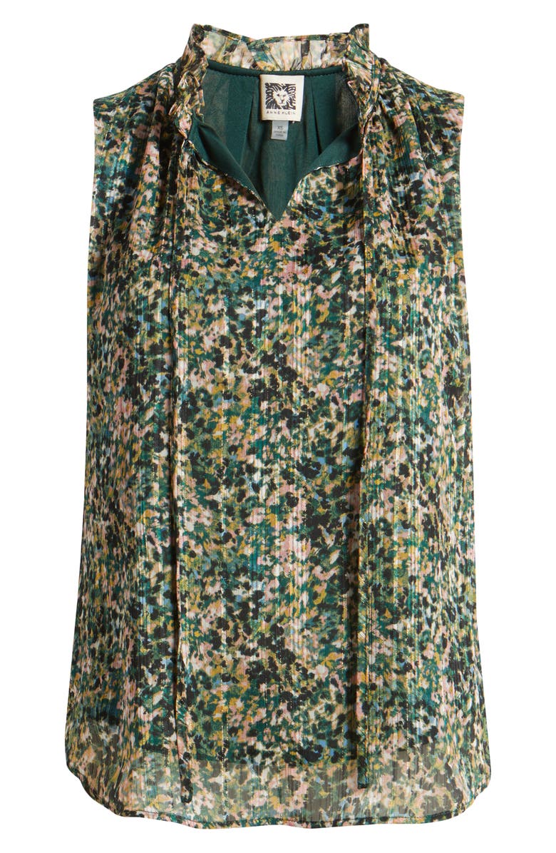 Anne Klein Tulla Floral Sleeveless Top, Alternate, color, 