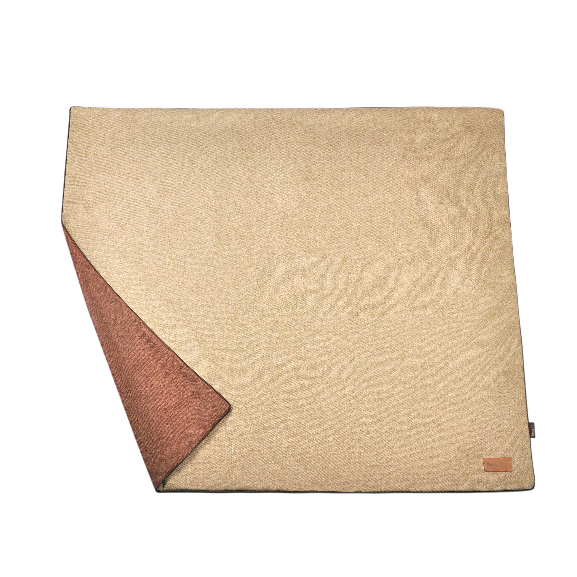 P.L.A.Y. Luxe Throw Twill Pet Blanket 54X47 Inches in Brown 