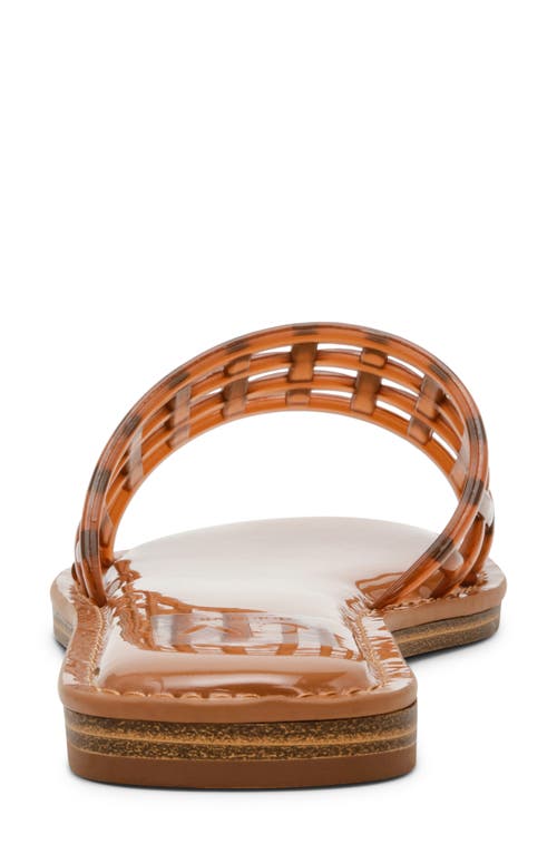 Dolce Vita Dv By Jinney Lattice Slide Sandal In Brown