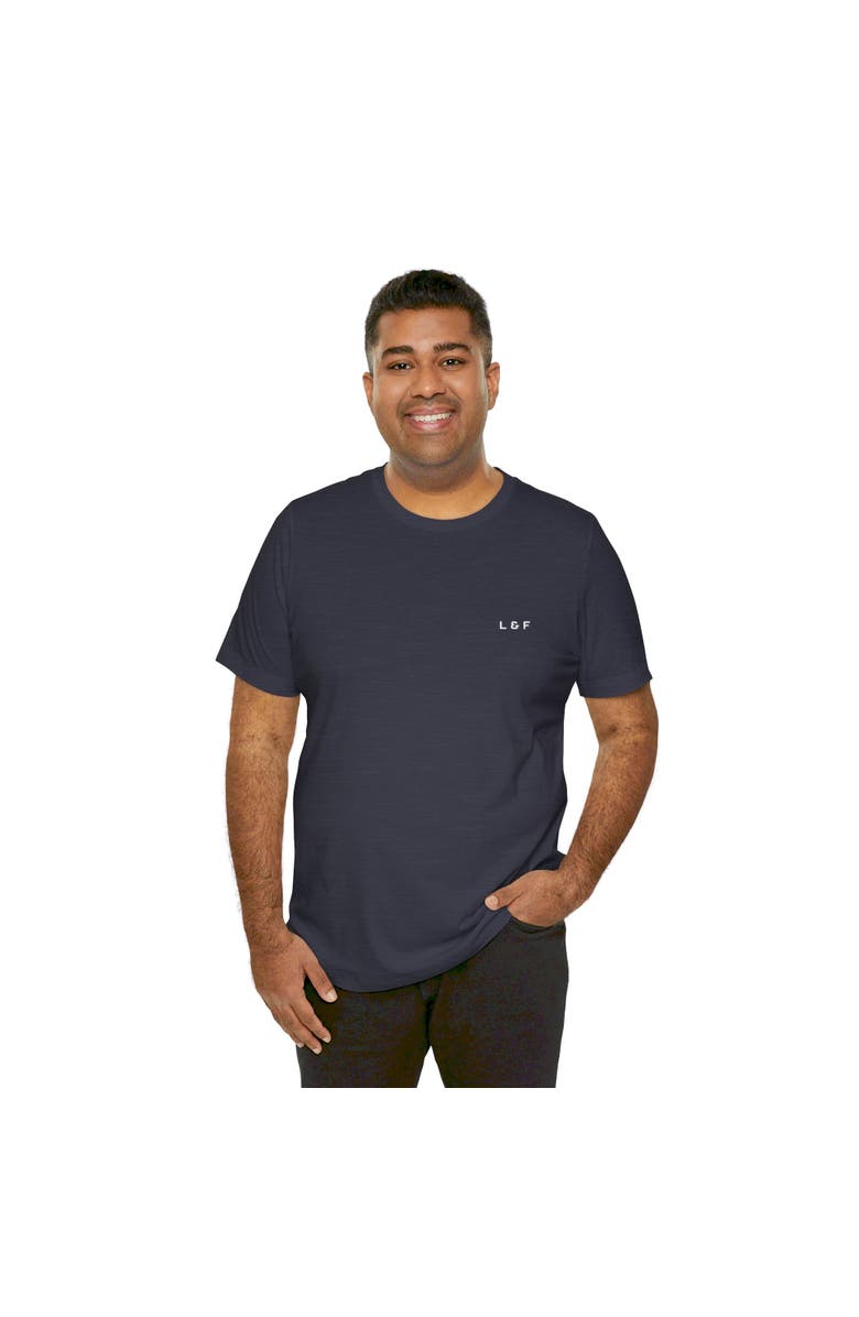 Ledger & Ford L&F Bull Graphic Tee, Alternate, color, Navy