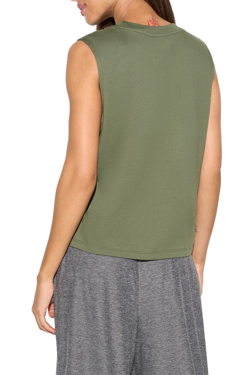 Spiritual Gangster Free Spirit Vibe Tank, Alternate, color, Hunter Green